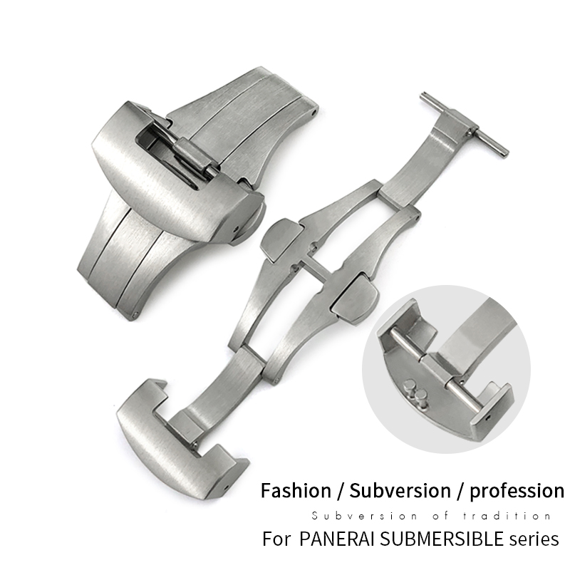 Butterfly Clasp Deployant - 22mm 20mm Stainless Steel Butterfly Buckle
