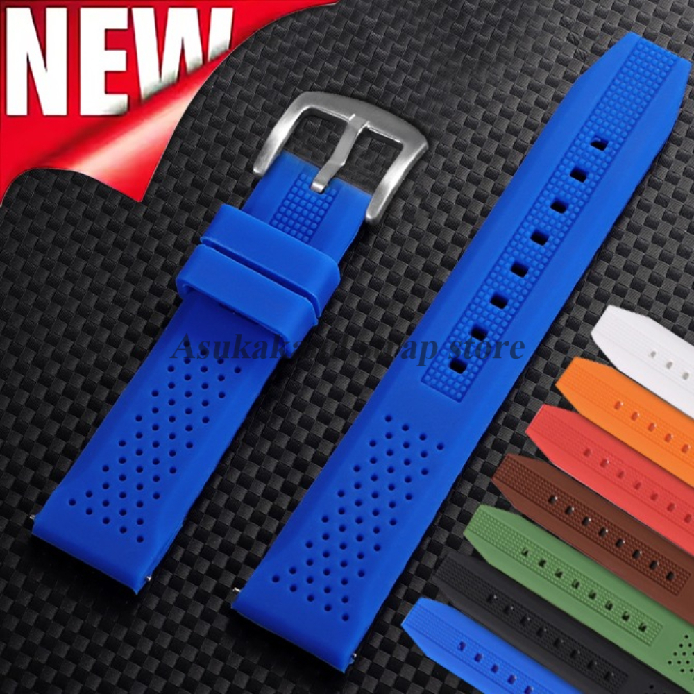Leather Strap Quick Release - Silicone Watch Strap for Seiko for