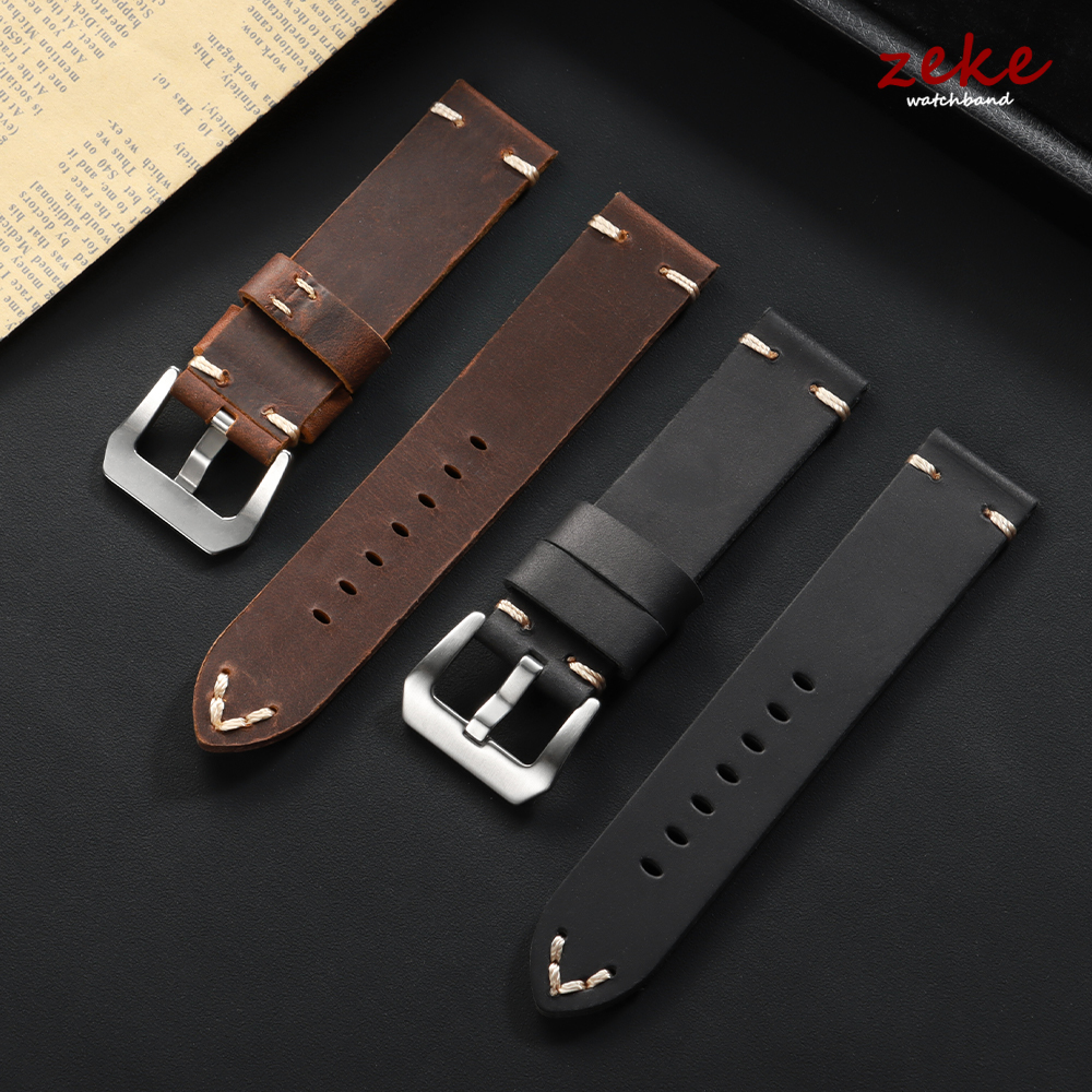 Handmade Stitching Cowhide Wat - Rubber Strap Diver のレビューと価格
