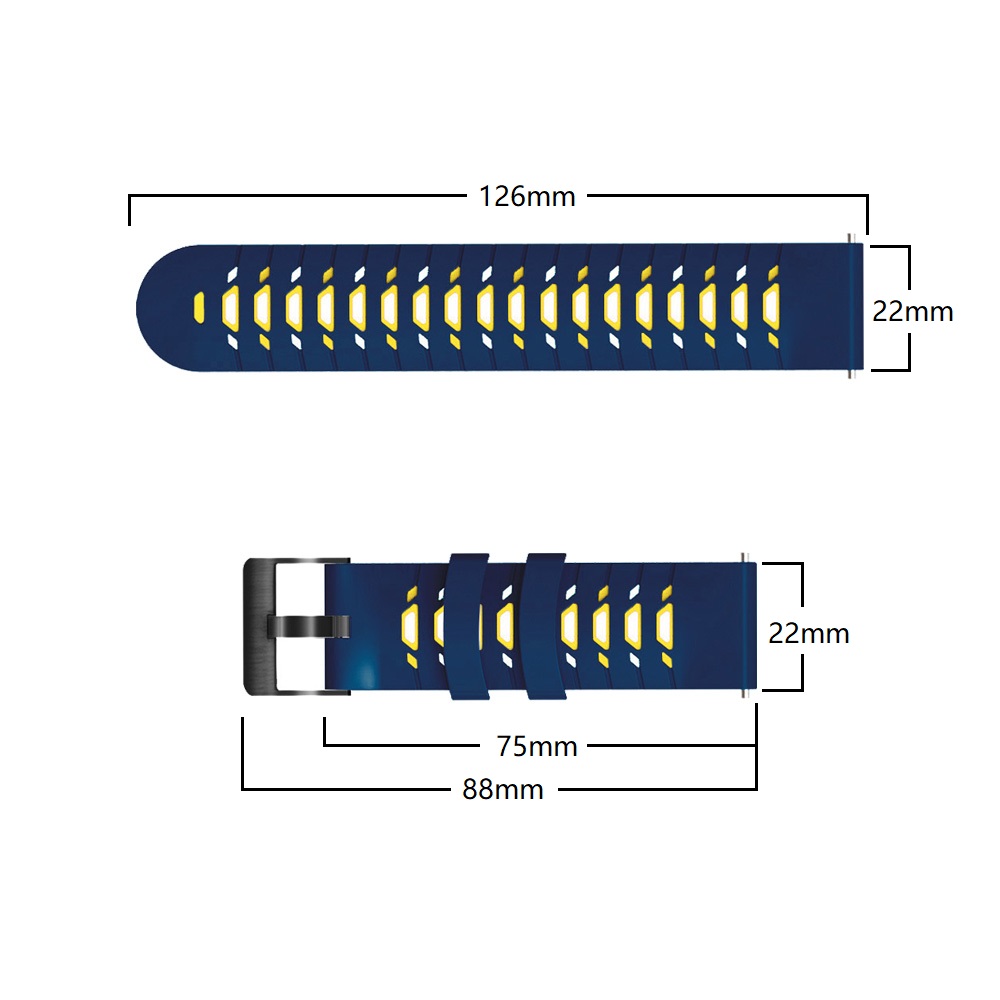 Replacement 22mm Watch Bands F - Silicone Watch Band 22Mm のレビューと価格