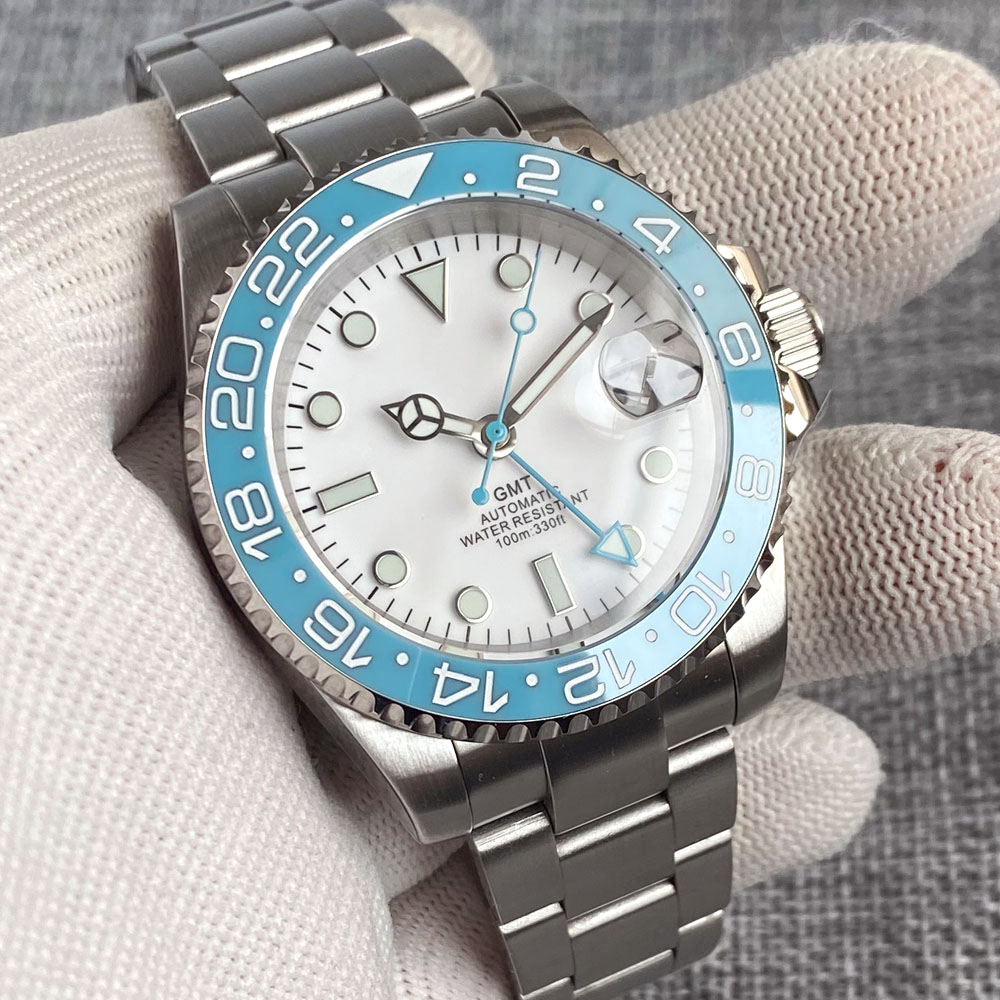 Customized 40mm Ice Blue Dial  - Stainless Bracelet Diver のレビューと価格