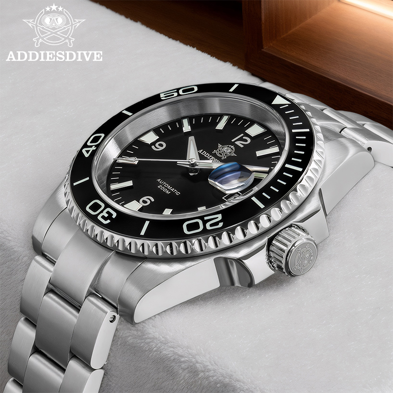 ADDIESDIVE New Diving Gift Wat - Stainless Bracelet Diver のレビューと価格