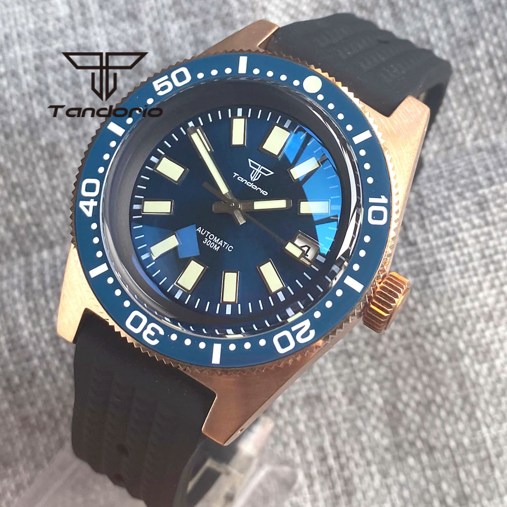 Tandorio 62 MAS CUSN8 Solid Br - Rubber Strap Diver のレビューと価格