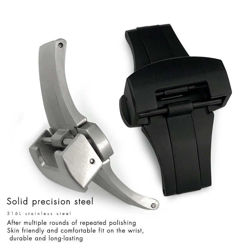 22mm 20mm Stainless Steel Butt - Butterfly Clasp Deployant のレビューと価格