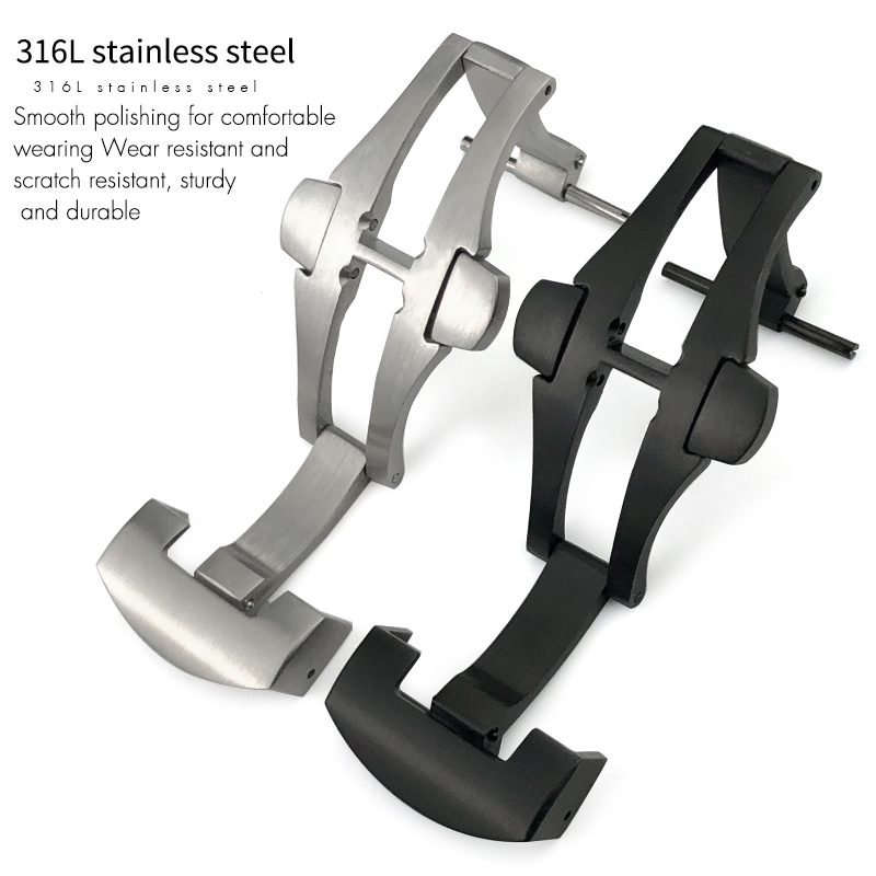 22mm 20mm Stainless Steel Butt - Butterfly Clasp Deployant のレビューと価格