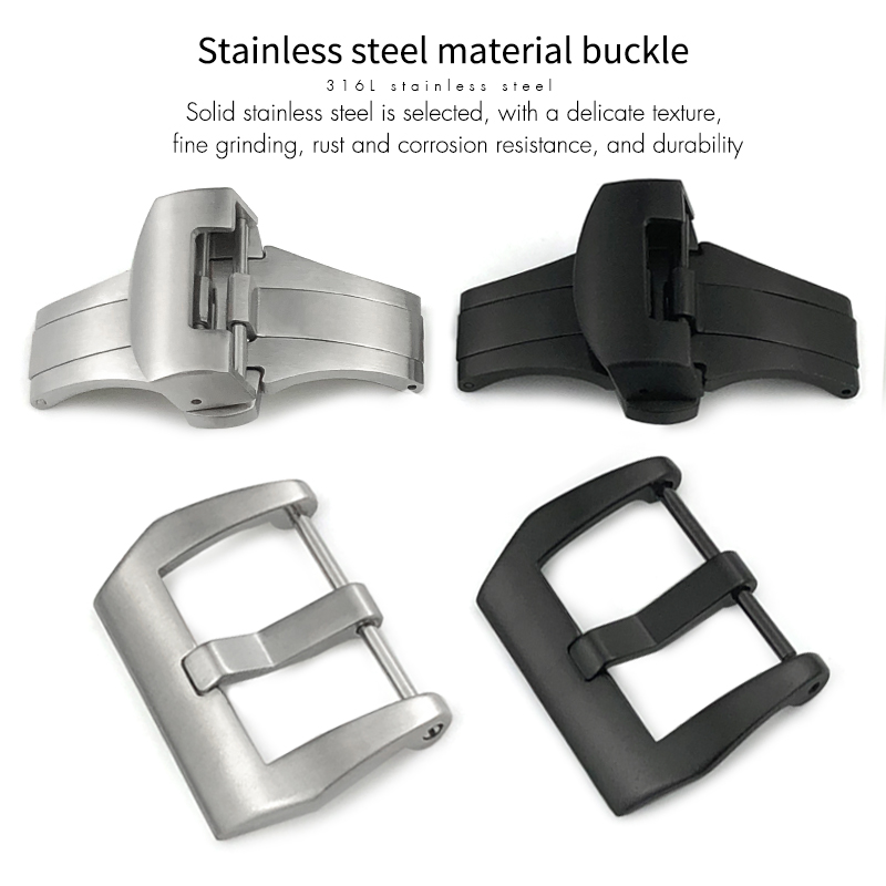22mm 20mm Stainless Steel Butt - Butterfly Clasp Deployant のレビューと価格