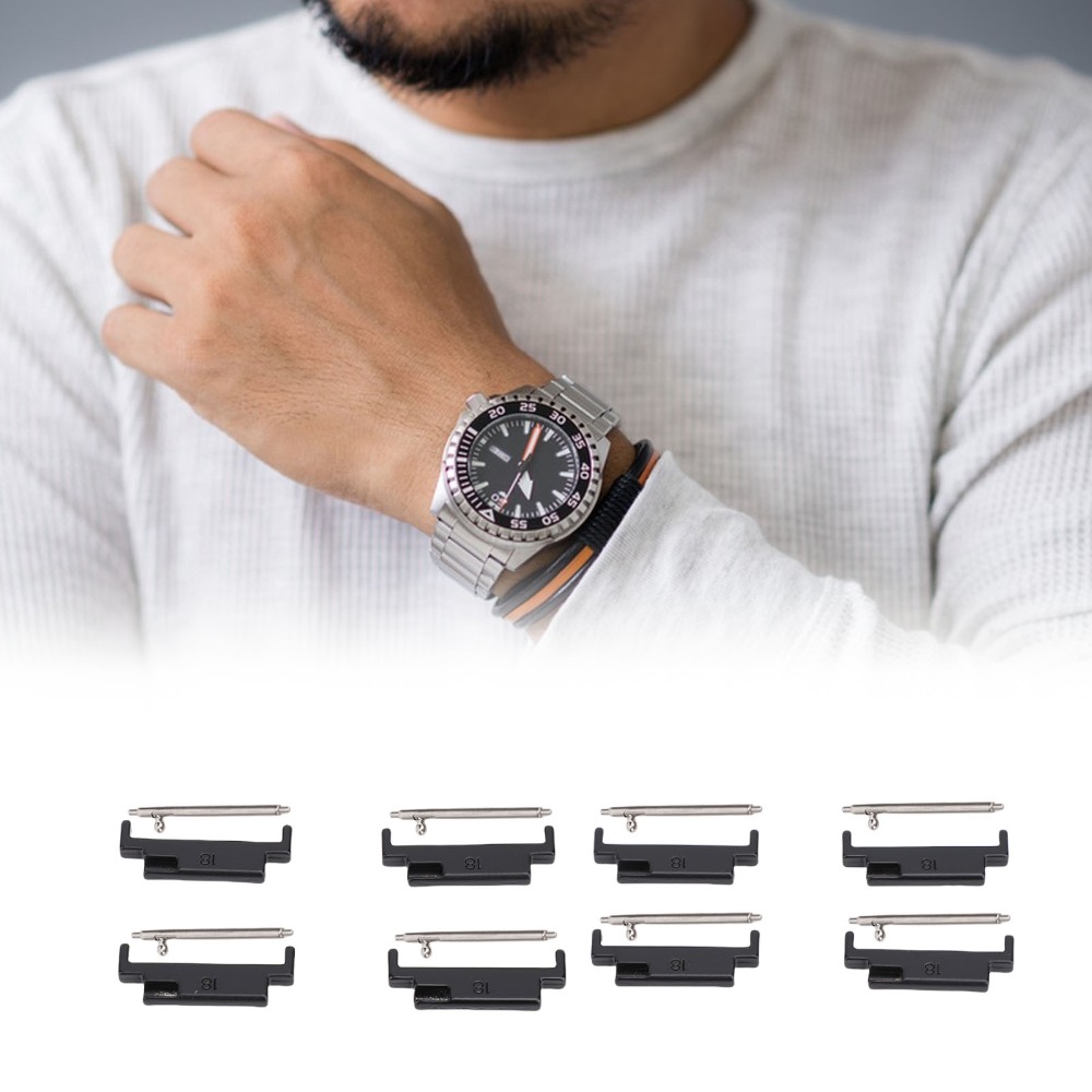 4 Pairs Metal Metal Watch Band - Strap Change Adapter のレビューと価格