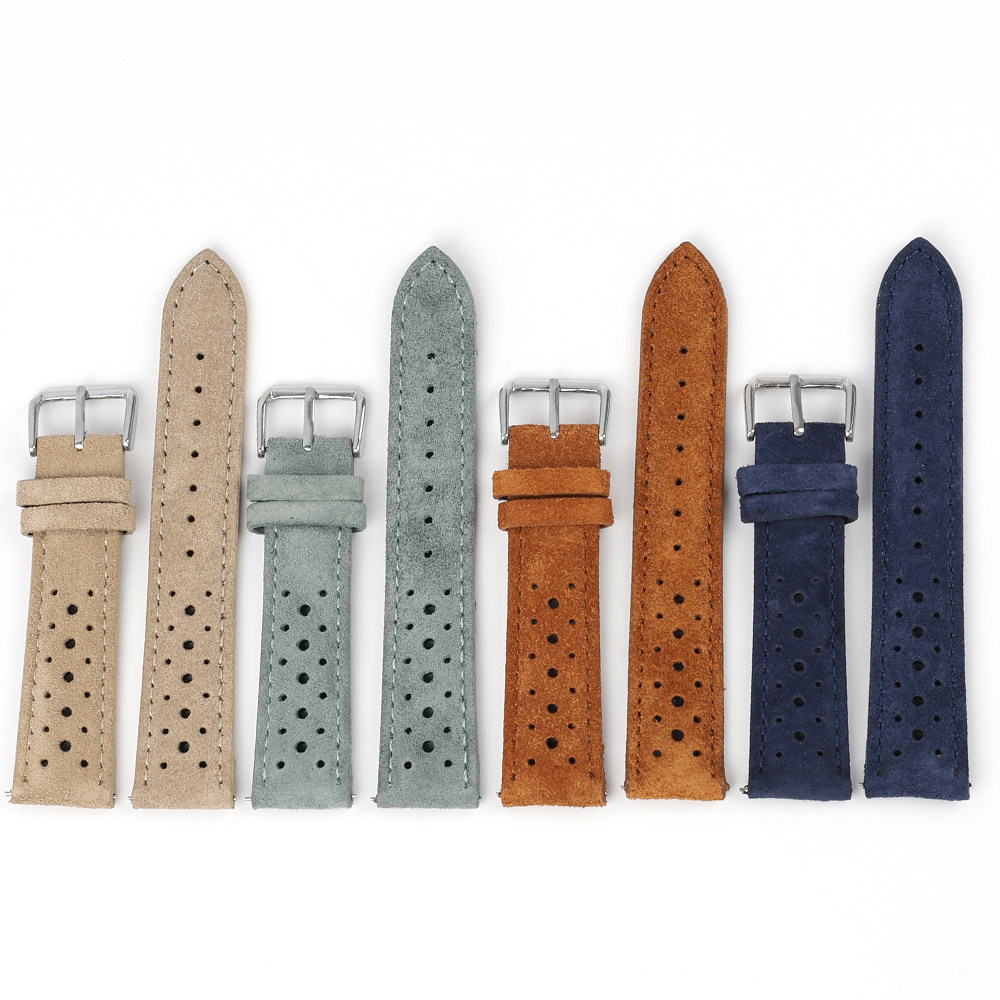 Suede Leather Watch Band 18mm  - Suede Strap Watch のレビューと価格