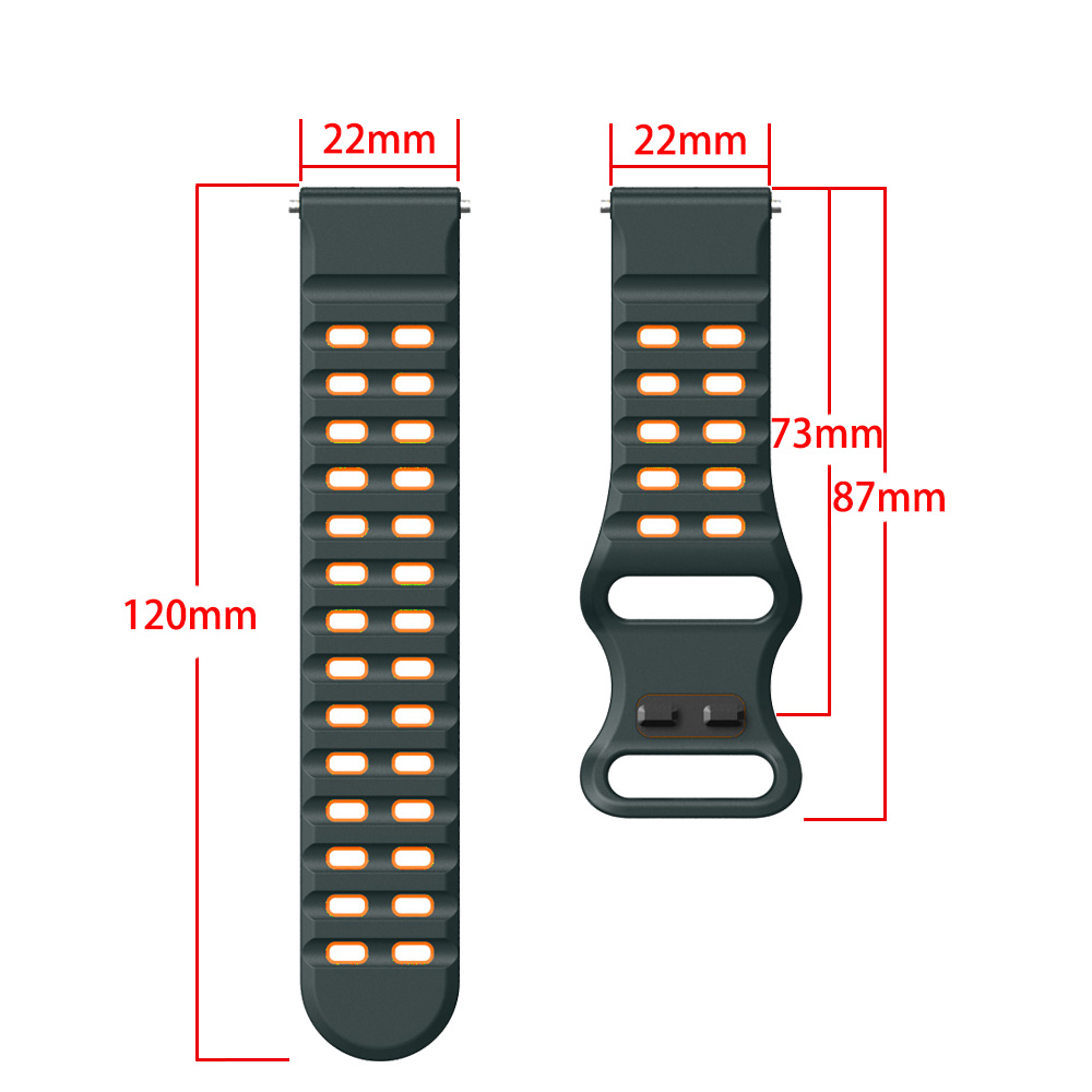 22mm Silicone Band For Zeblaze - Silicone Watch Band 22Mm のレビューと価格