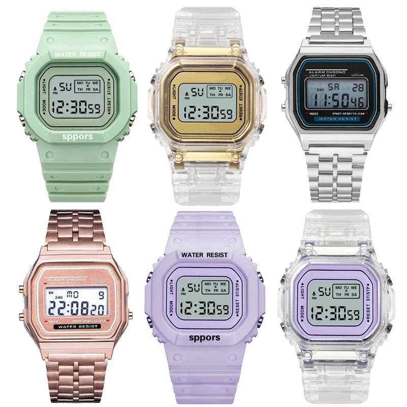 PCV/F91W Steel Strap Watch LED - Tropic Strap Vintage のレビューと価格