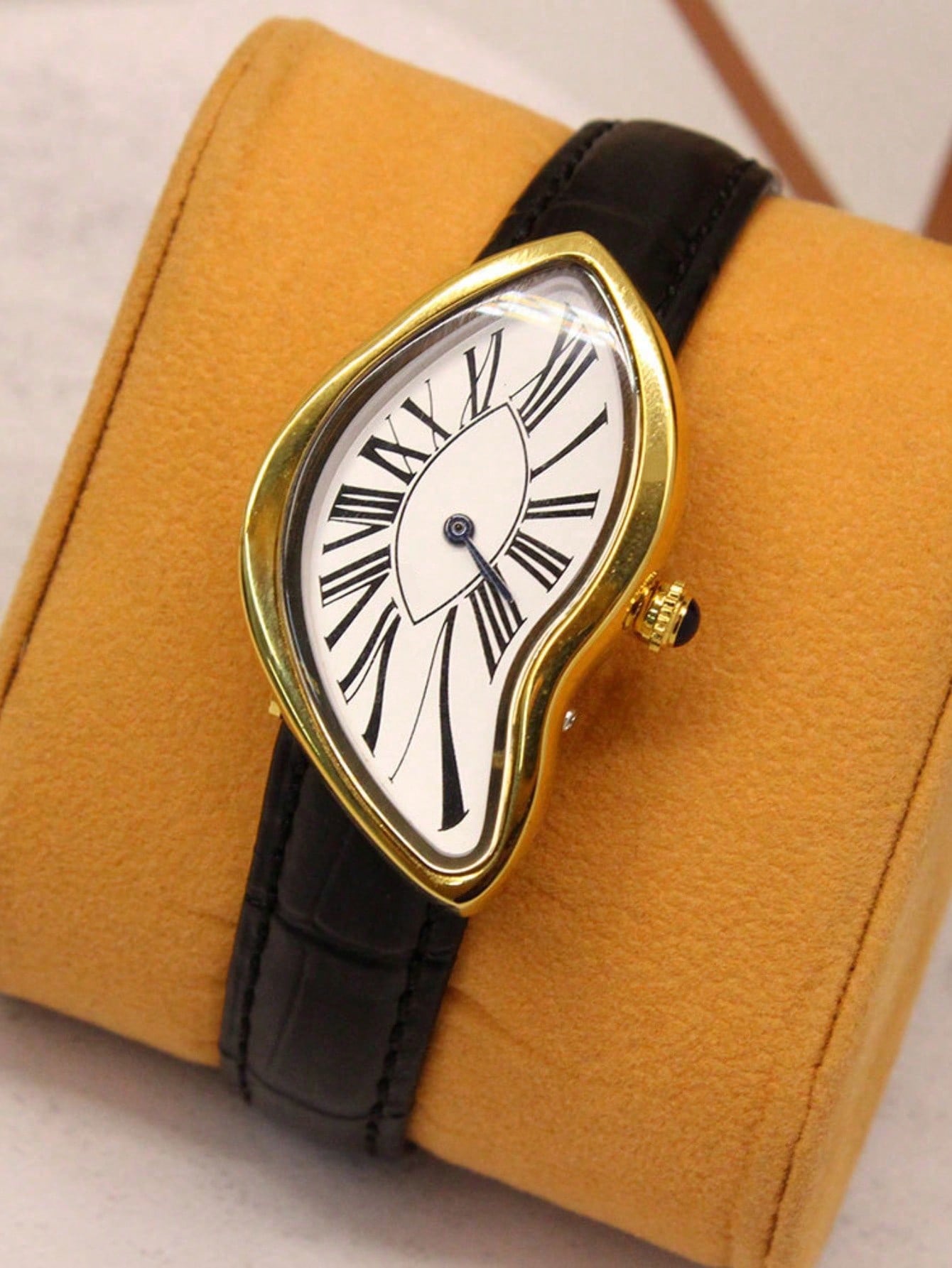 Creative Melt Luxury Watch for - Leather Watch Band Men のレビューと価格