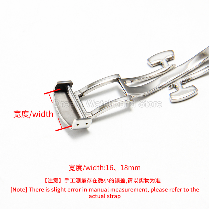 Premium 316L Solid Stainless S - Butterfly Clasp Deployant のレビューと価格