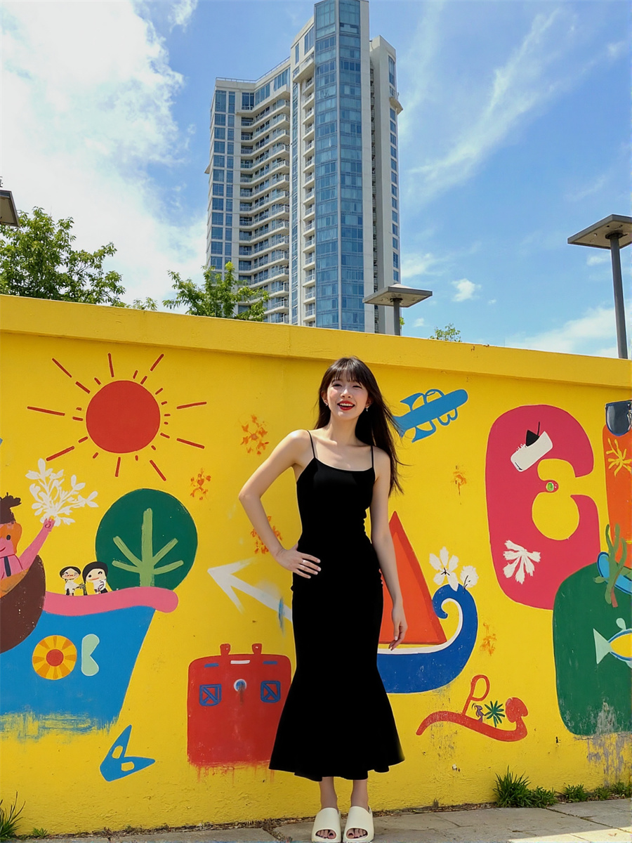 Women'S Dress Trend 2025 Spagh - Tropic Strap Vintage のレビューと価格