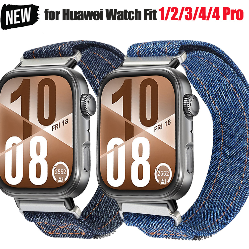Nylon Watchband for Huawei Wat - Sport Loop Velcro のレビューと価格