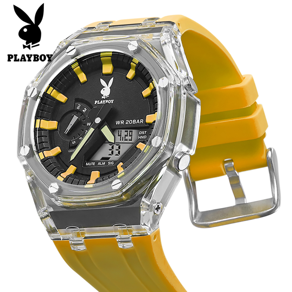 PLAYBOY 2066 Brand Original El - Leather Watch Band Men のレビューと価格