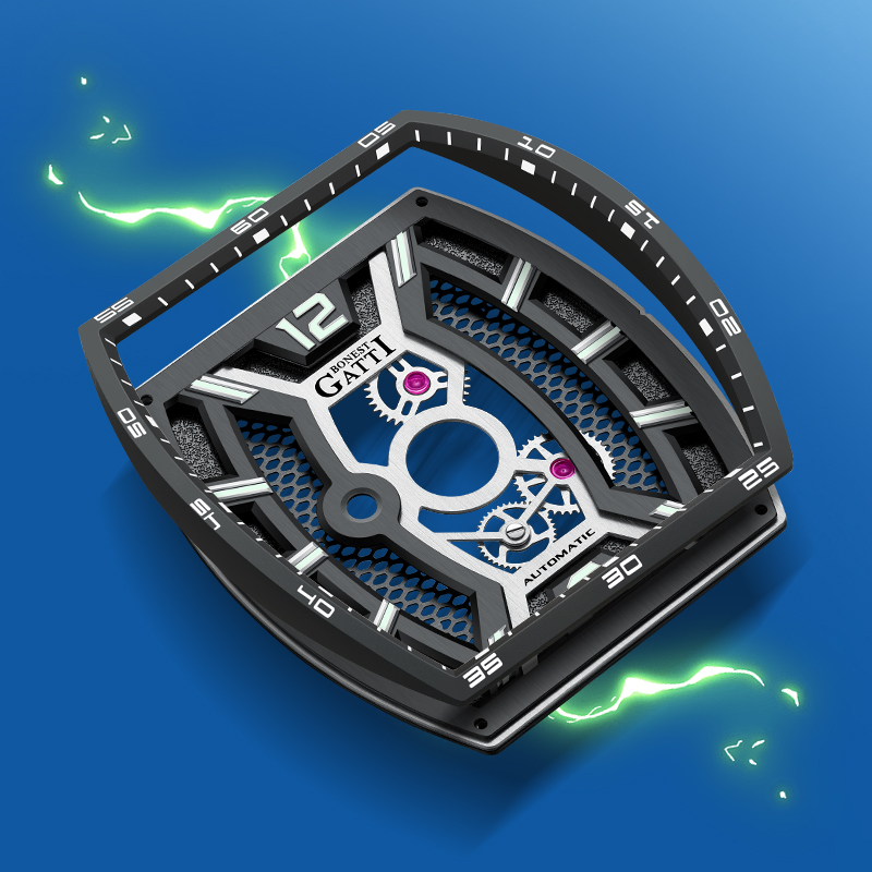 BONEST GATTI Germany Automatic - Rubber Strap Diver のレビューと価格