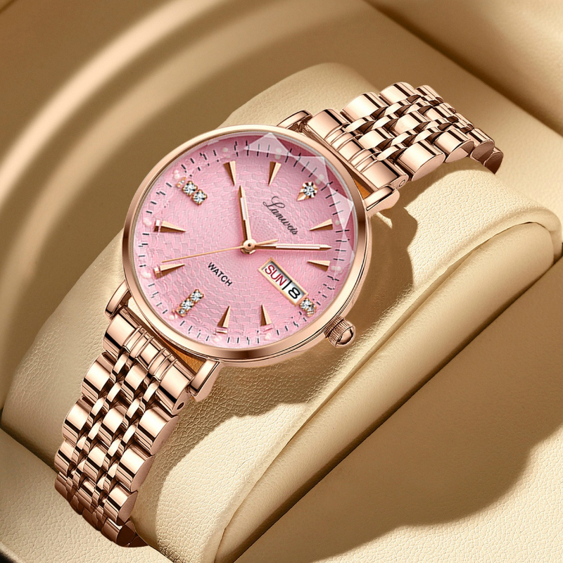Ladies Watch, Butterfly Buckle - Butterfly Clasp Deployant のレビューと価格