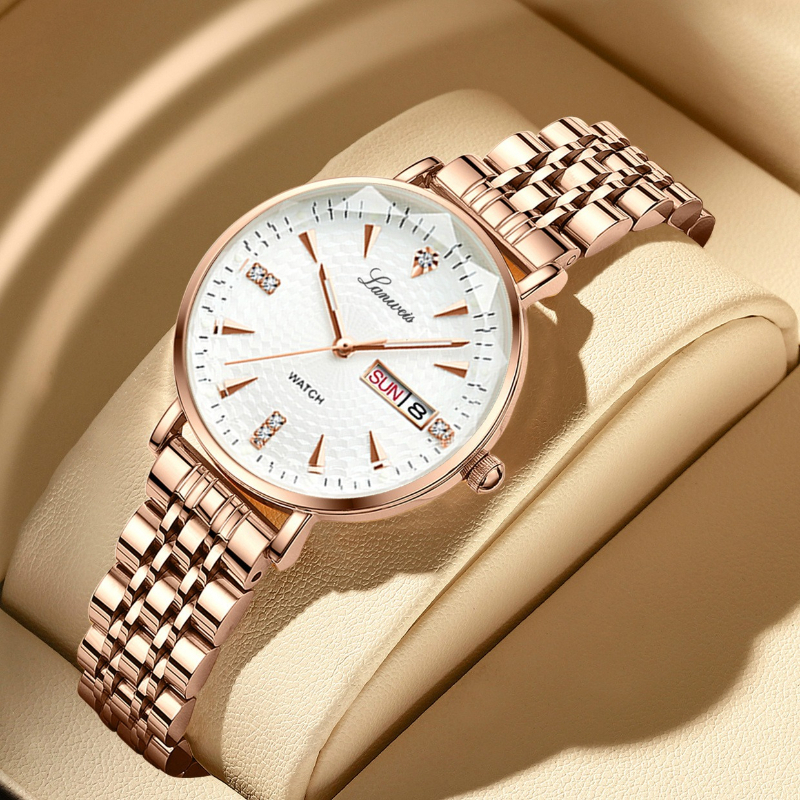 Ladies Watch, Butterfly Buckle - Butterfly Clasp Deployant のレビューと価格
