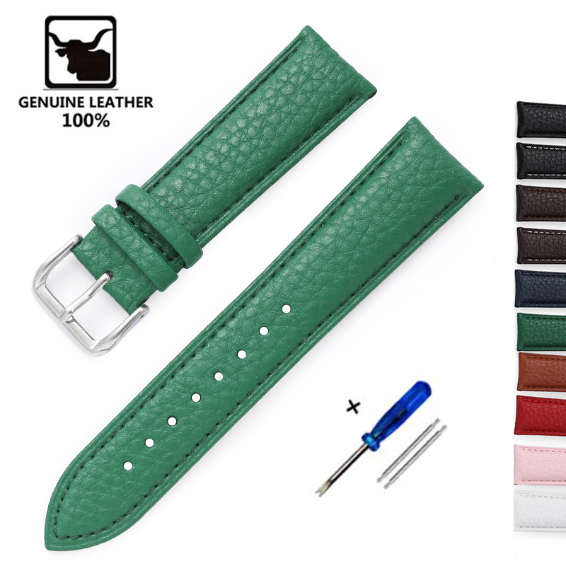 Litchi Pattern Soft Leather Wa - Nato Strap Nylon のレビューと価格