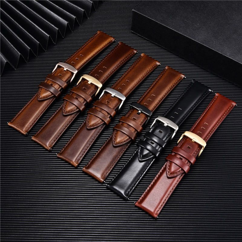 High Quality Genuine Leather W - Leather Strap Quick Release のレビューと価格