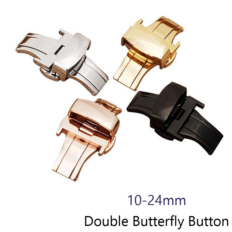 Automatic Double Click Butterf - Butterfly Clasp Deployant のレビューと価格