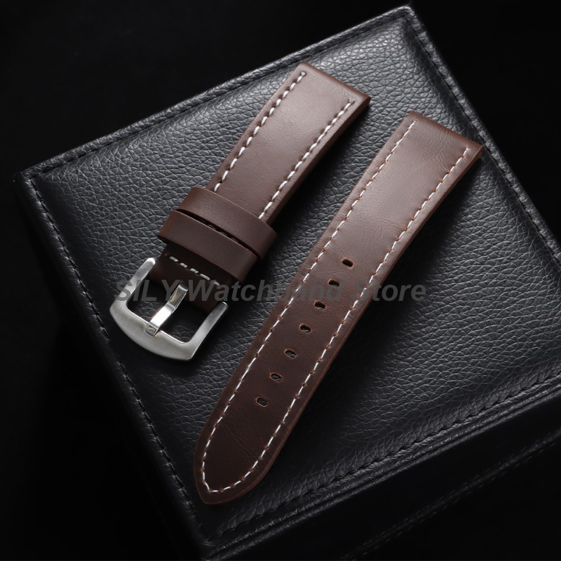 Genuine Leather Watchband 18mm - Canvas Strap Watch のレビューと価格