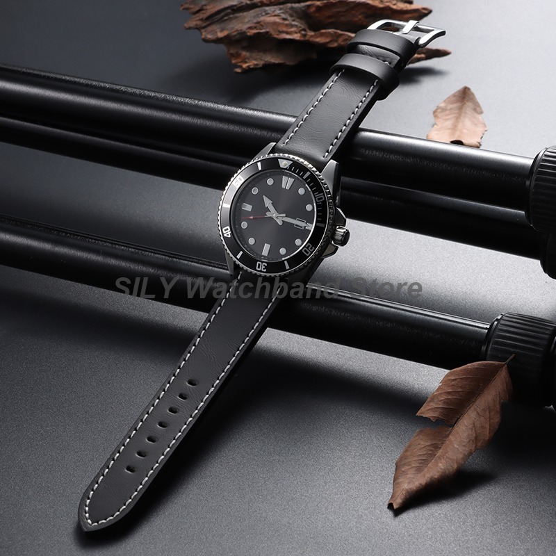 Genuine Leather Watchband 18mm - Canvas Strap Watch のレビューと価格