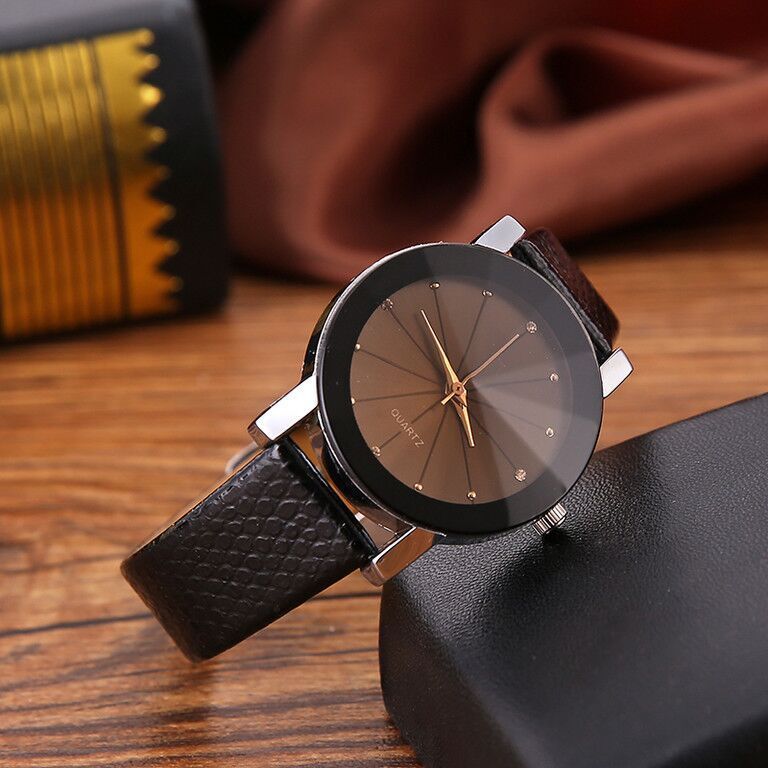 Fashion Casual Men Watches Bla - Leather Watch Band Men のレビューと価格