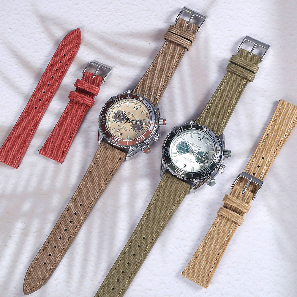 Handcrafted Slim Watch Strap 2 - Canvas Strap Watch のレビューと価格