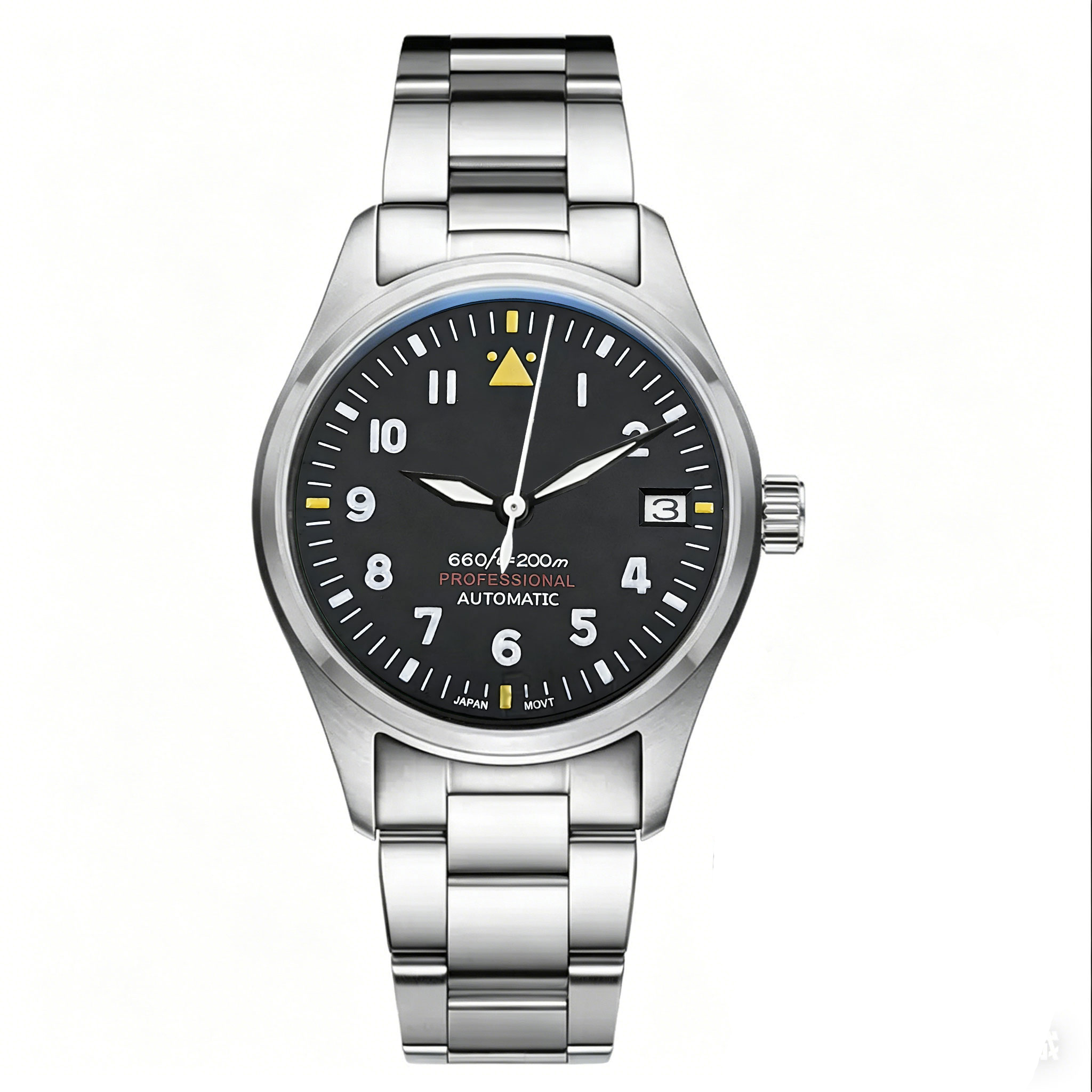 Custom LOGO 36mm 39mm Pilot Wa - Stainless Bracelet Diver のレビューと価格