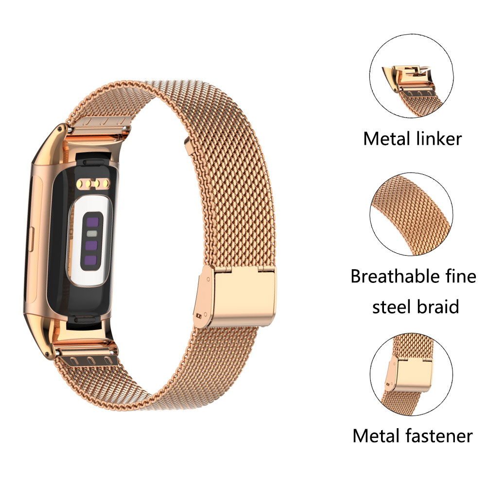 Suitable for Fitbit Charge 5/6 - Mesh Strap Metal のレビューと価格