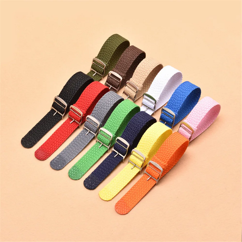 Nylon Strap 14mm 16mm 18mm 20m - Perlon Strap Woven のレビューと価格