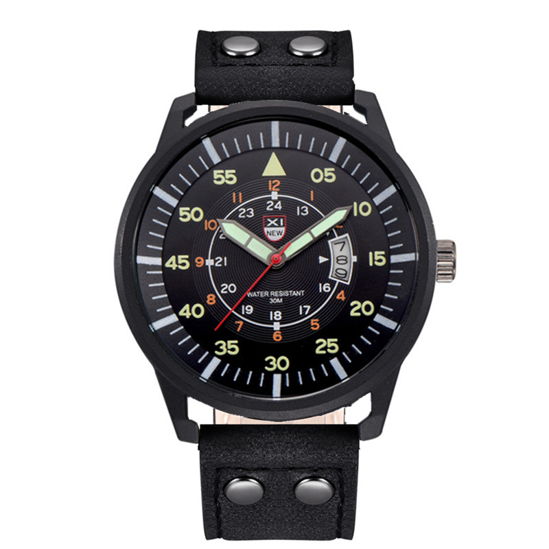 Reloj Hombre XINEW Brand Watch - Leather Watch Band Men のレビューと価格