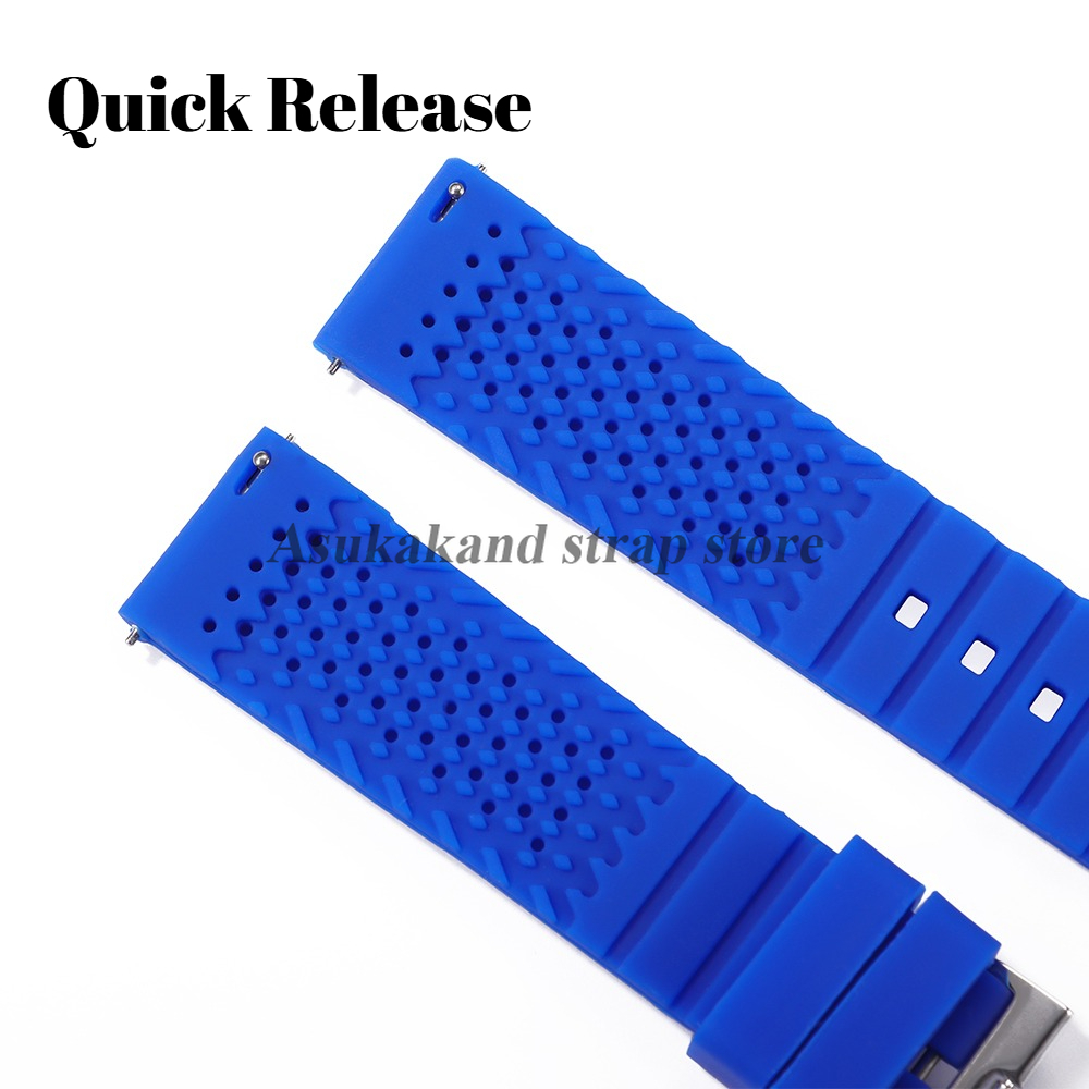 Silicone Watch Strap for Seiko - Leather Strap Quick Release のレビューと価格