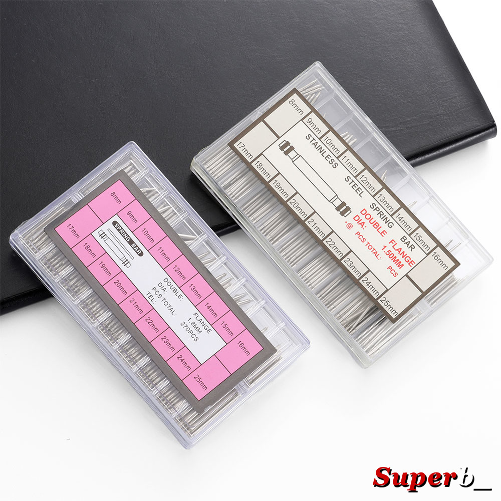 360pcs Dia 1.3mm/1.5mm/1.8mm S - Spring Bar Tool Set のレビューと価格