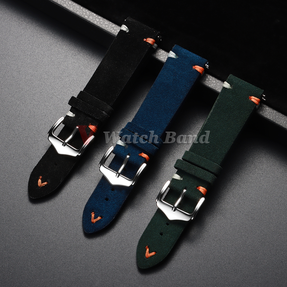 18mm 20mm 22mm Vintage Suede L - Suede Strap Watch のレビューと価格