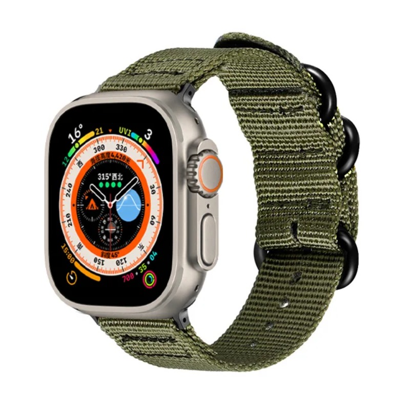 Nylon Canvas Strap For Apple W - Canvas Strap Watch のレビューと価格