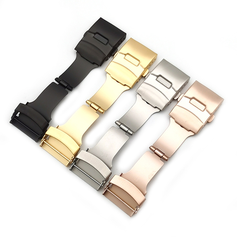 16mm 18mm 20mm 22mm 24mm Stain - Butterfly Clasp Deployant のレビューと価格