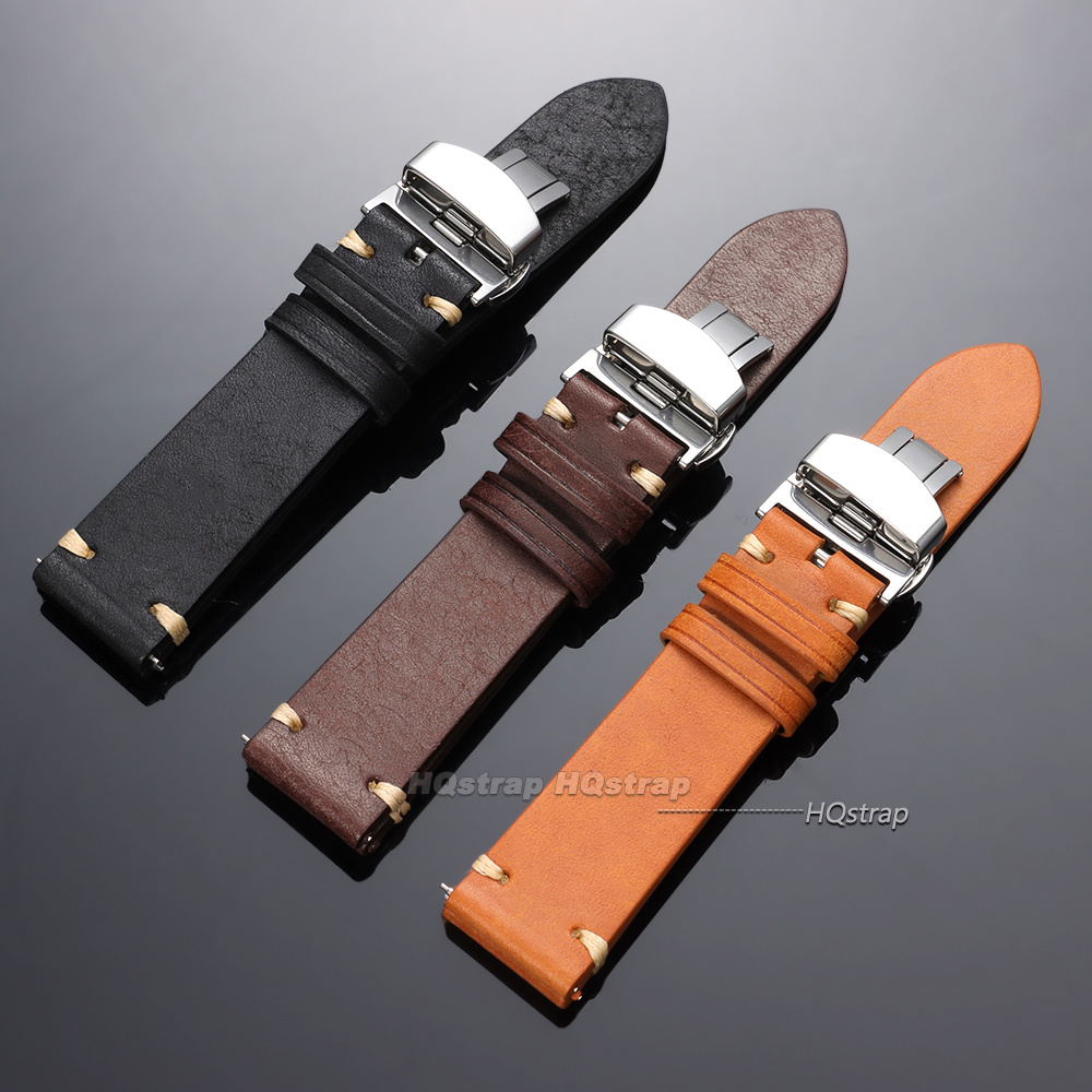 18mm 19mm 20mm 21mm 22mm Vinta - Leather Strap Quick Release のレビューと価格