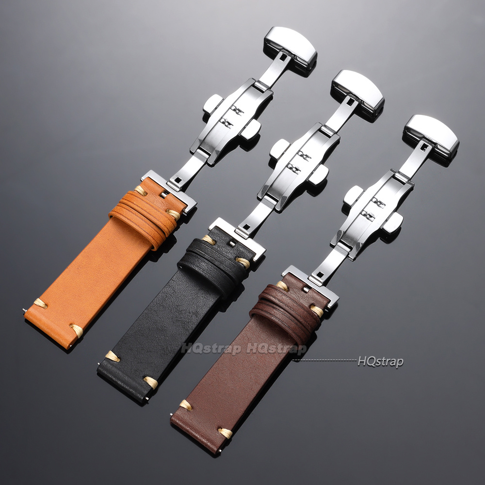 18mm 19mm 20mm 21mm 22mm Vinta - Leather Strap Quick Release のレビューと価格