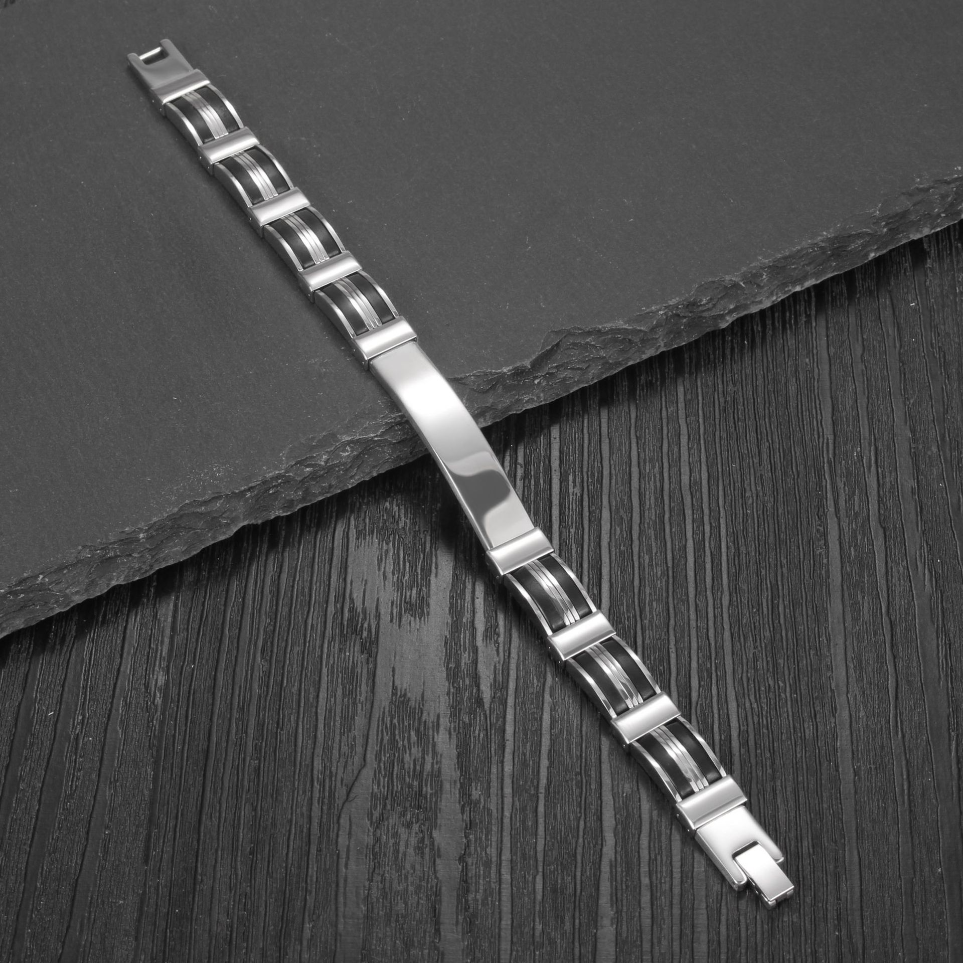 Punk Custom TEXT Name Men Stai - Silicone Band Women のレビューと価格