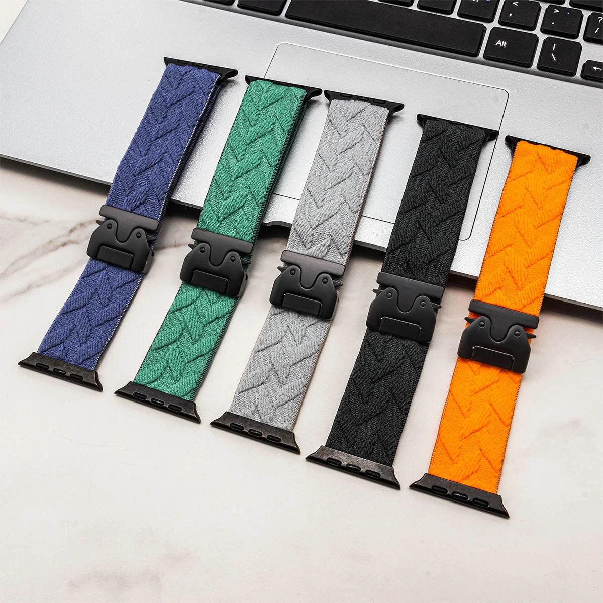 nylon strap for iwatch 10 9 8  - Parachute Strap Elastic のレビューと価格
