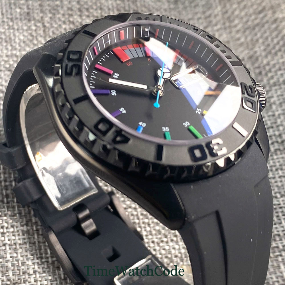 Tandorio 41mm 20ATM Diver Auto - Rubber Strap Diver のレビューと価格