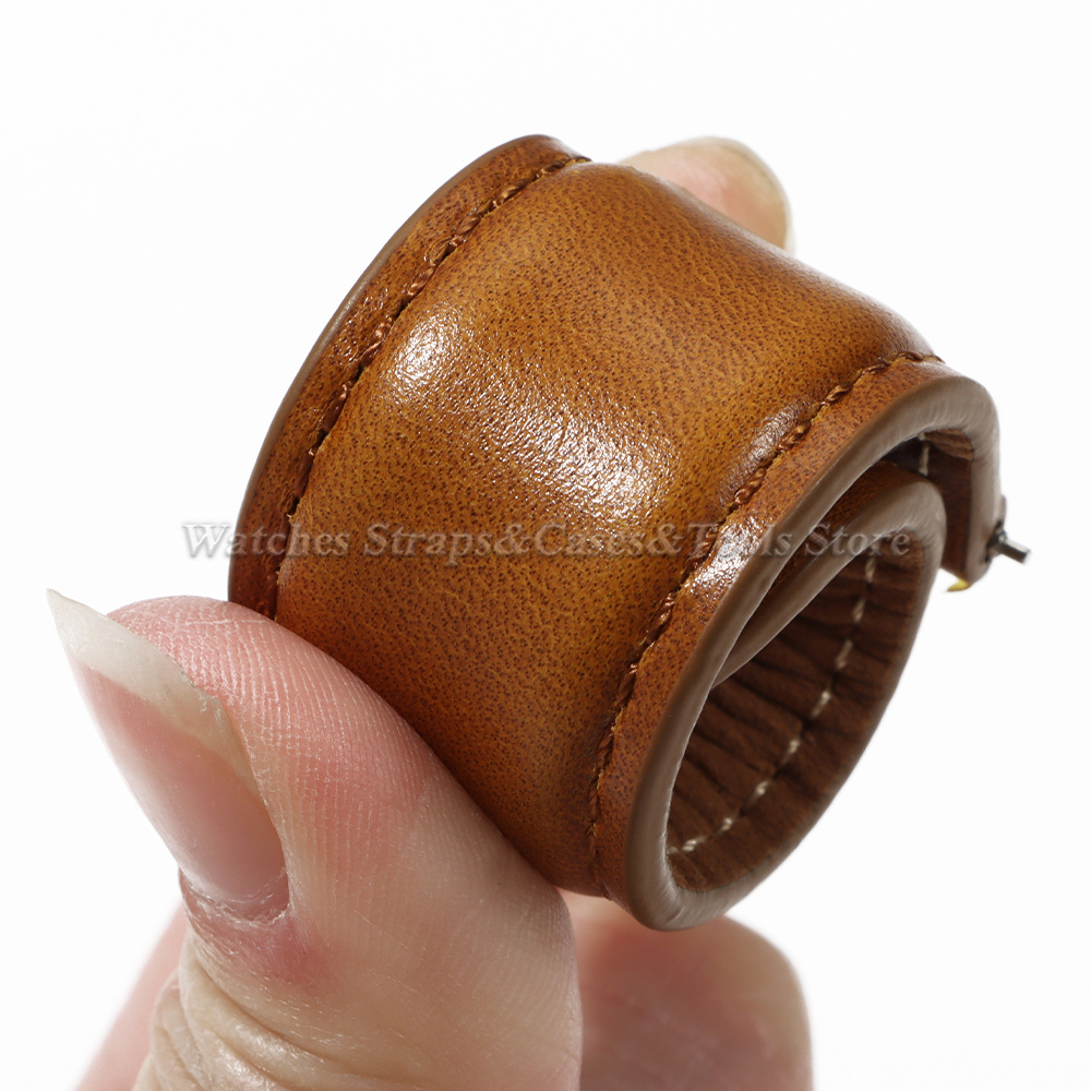 Cowhide Genuine Leather Watch  - Leather Strap Quick Release のレビューと価格