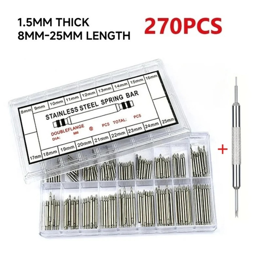 270pcs/Box Strainless Steel Sp - Spring Bar Tool Set のレビューと価格