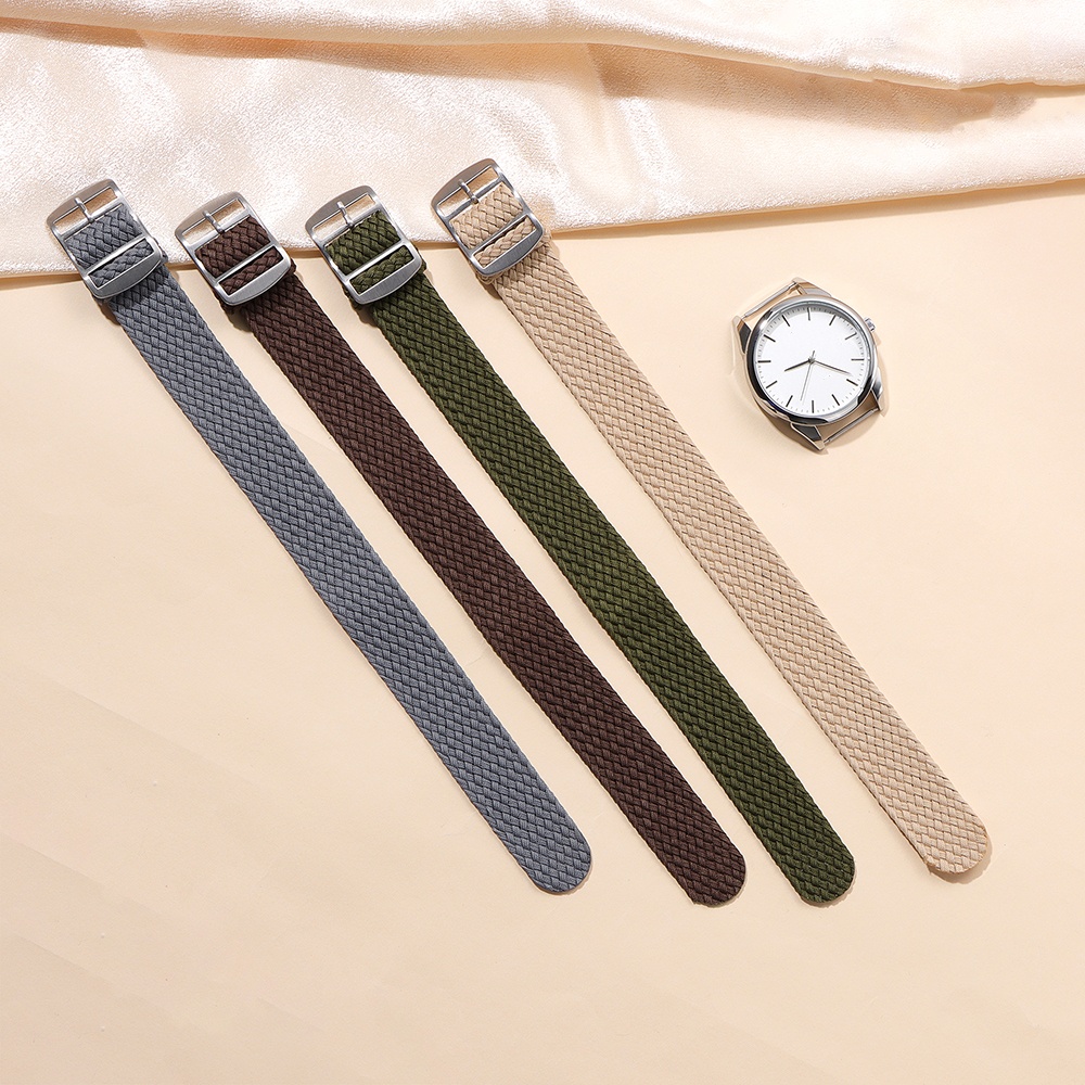 Nylon Woven Canvas Watch Band  - Perlon Strap Woven のレビューと価格