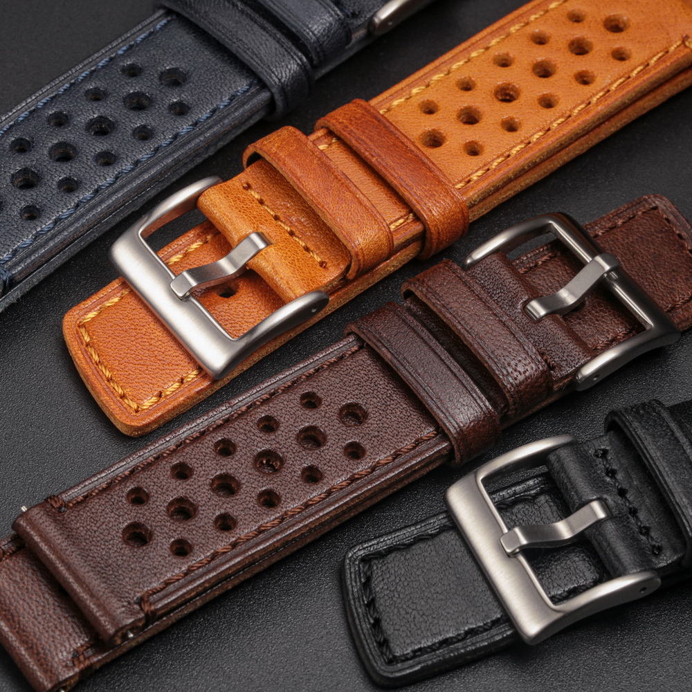 Hemsut Cowhide Watch Band Quic - Rubber Strap Diver のレビューと価格