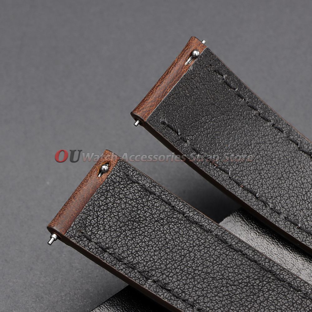 18mm 19mm 20mm 21mm 22mm 24mm  - Leather Strap Quick Release のレビューと価格