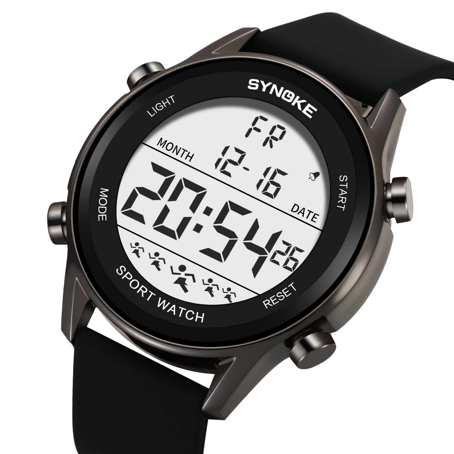 Digital Watches For Men Waterp - Rubber Strap Diver のレビューと価格