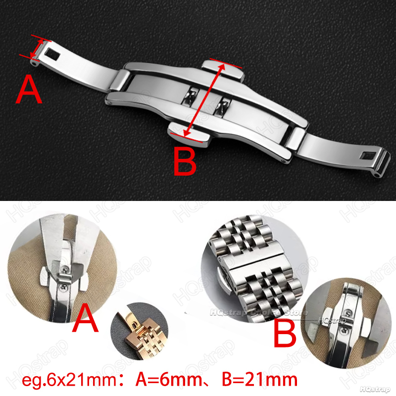 6mmx19/21/23/25mm Butterfly Bu - Butterfly Clasp Deployant のレビューと価格